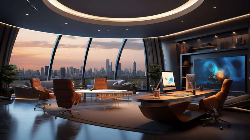 图片[15]-全球设计案例智能库_OJBKAI.COM科幻，未来，办公空间Midjourney灵感图库-_设计智库－全球设计案例智能库_OJBKAI.COM-全球设计案例智能库_OJBKAI.COM设计智库