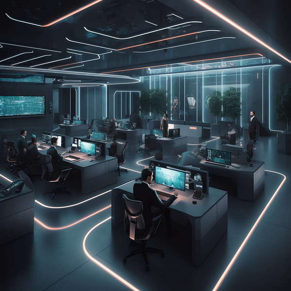 图片[19]-全球设计案例智能库_OJBKAI.COM赛博朋克风霓虹灯设计公共办公区域Midjourney灵感图库-_设计智库－全球设计案例智能库_OJBKAI.COM-全球设计案例智能库_OJBKAI.COM设计智库