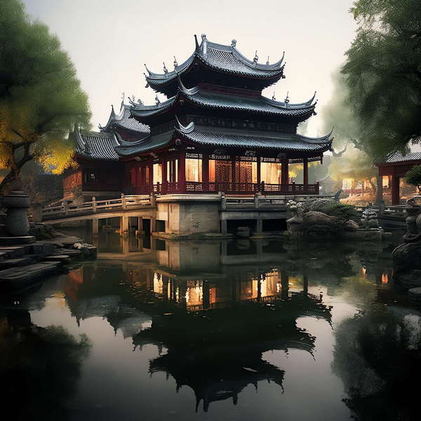 图片[16]-全球设计案例智能库_OJBKAI.COM中式别墅外观Midjourney灵感图库-_设计智库－全球设计案例智能库_OJBKAI.COM-全球设计案例智能库_OJBKAI.COM设计智库