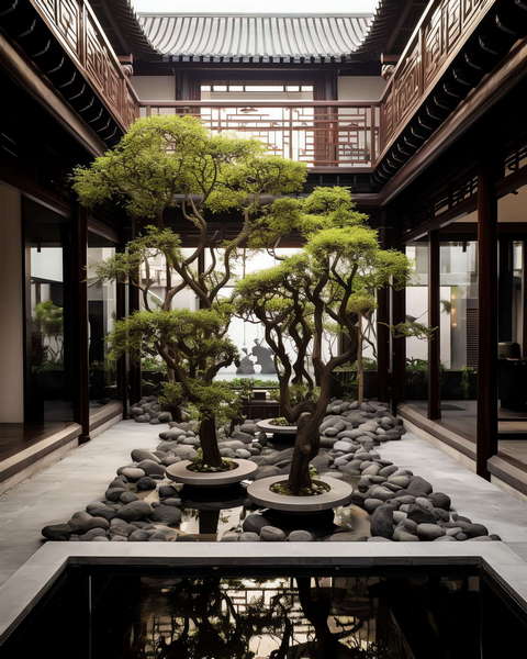 图片[8]-全球设计案例智能库_OJBKAI.COM中式别墅庭院Midjourney灵感图库-_设计智库－全球设计案例智能库_OJBKAI.COM-全球设计案例智能库_OJBKAI.COM设计智库