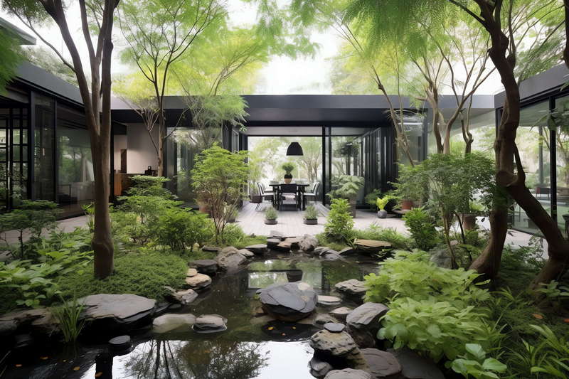 图片[8]-全球设计案例智能库_OJBKAI.COM新中式庭院景观Midjourney灵感图库-_设计智库－全球设计案例智能库_OJBKAI.COM-全球设计案例智能库_OJBKAI.COM设计智库