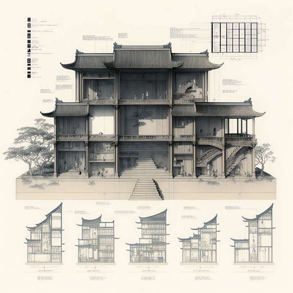 图片[4]-全球设计案例智能库_OJBKAI.COM古建筑透视图Midjourney灵感图库-_设计智库－全球设计案例智能库_OJBKAI.COM-全球设计案例智能库_OJBKAI.COM设计智库