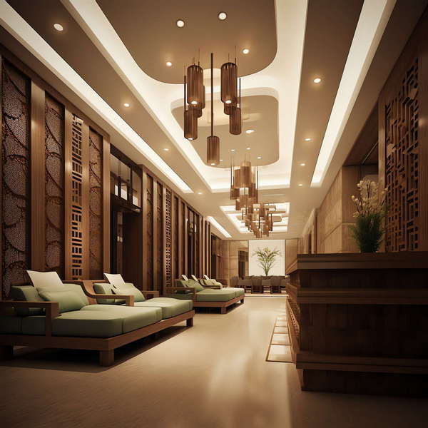图片[15]-全球设计案例智能库_OJBKAI.COM新中式酒店大堂Midjourney灵感图库-_设计智库－全球设计案例智能库_OJBKAI.COM-全球设计案例智能库_OJBKAI.COM设计智库