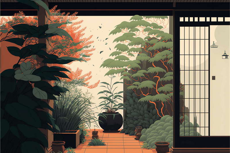 图片[30]-全球设计案例智能库_OJBKAI.COM日式花园一角Midjourney灵感图库-_设计智库－全球设计案例智能库_OJBKAI.COM-全球设计案例智能库_OJBKAI.COM设计智库