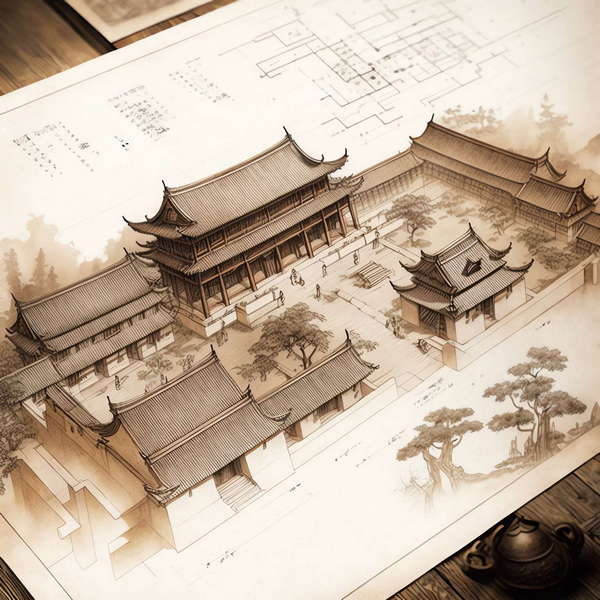 图片[24]-全球设计案例智能库_OJBKAI.COM中式古建筑效果图Midjourney灵感图库-_设计智库－全球设计案例智能库_OJBKAI.COM-全球设计案例智能库_OJBKAI.COM设计智库