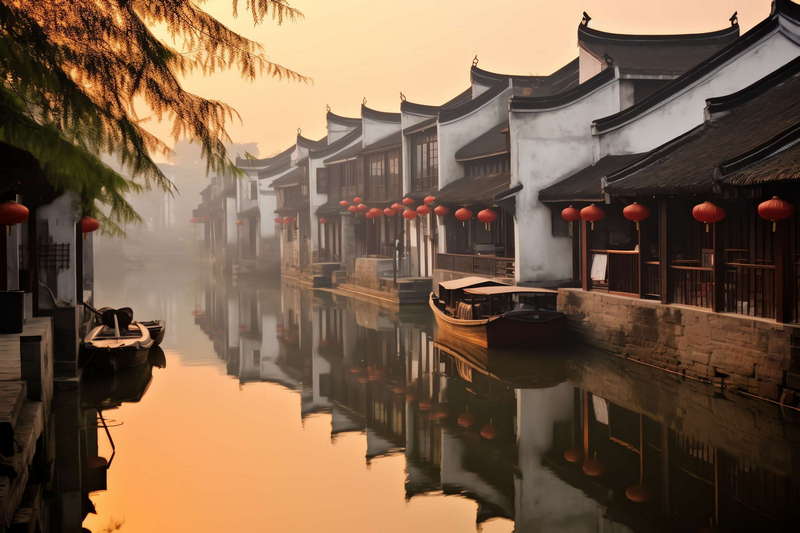 图片[43]-全球设计案例智能库_OJBKAI.COM意境江南小镇Midjourney灵感图库-_设计智库－全球设计案例智能库_OJBKAI.COM-全球设计案例智能库_OJBKAI.COM设计智库