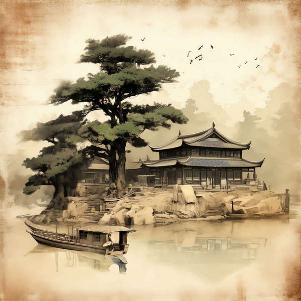 图片[36]-全球设计案例智能库_OJBKAI.COM庭林楼阁山水意境图Midjourney灵感图库-_设计智库－全球设计案例智能库_OJBKAI.COM-全球设计案例智能库_OJBKAI.COM设计智库