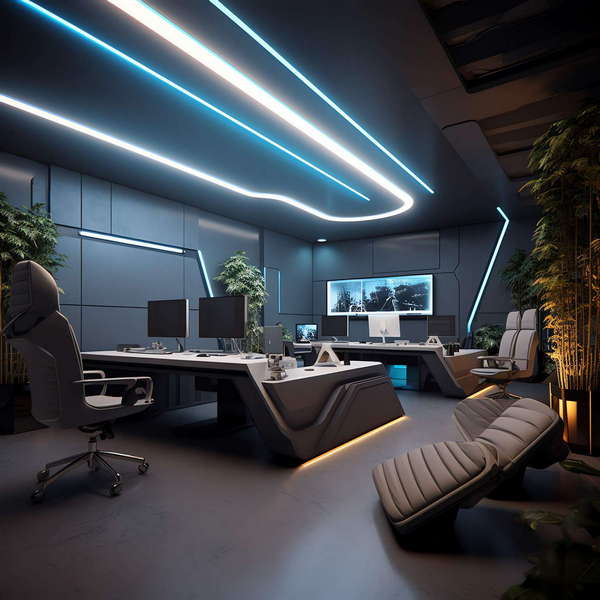 图片[8]-全球设计案例智能库_OJBKAI.COM霓虹灯科幻设计办公空间Midjourney灵感图库-_设计智库－全球设计案例智能库_OJBKAI.COM-全球设计案例智能库_OJBKAI.COM设计智库