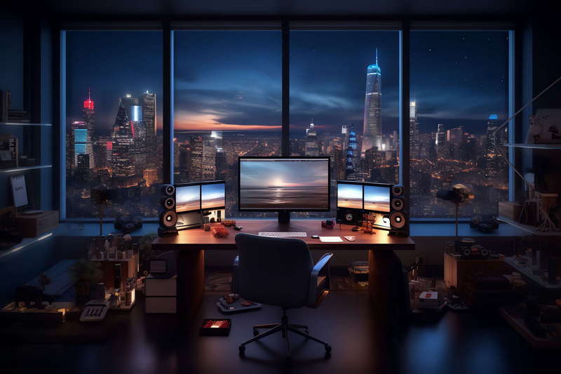 图片[15]-全球设计案例智能库_OJBKAI.COM赛博朋克风霓虹灯设计独立办公室_Midjourney灵感图库-_设计智库－全球设计案例智能库_OJBKAI.COM-全球设计案例智能库_OJBKAI.COM设计智库