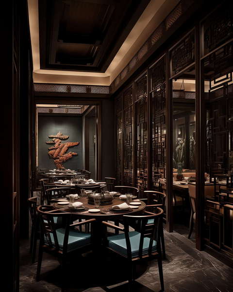 图片[16]-全球设计案例智能库_OJBKAI.COM中式酒店餐厅区Midjourney灵感图库-_设计智库－全球设计案例智能库_OJBKAI.COM-全球设计案例智能库_OJBKAI.COM设计智库