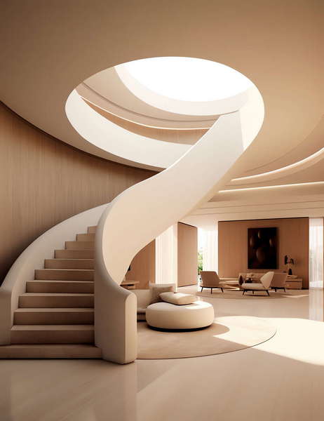 图片[16]-全球设计案例智能库_OJBKAI.COM现代风格白色楼梯Midjourney灵感图库-_设计智库－全球设计案例智能库_OJBKAI.COM-全球设计案例智能库_OJBKAI.COM设计智库