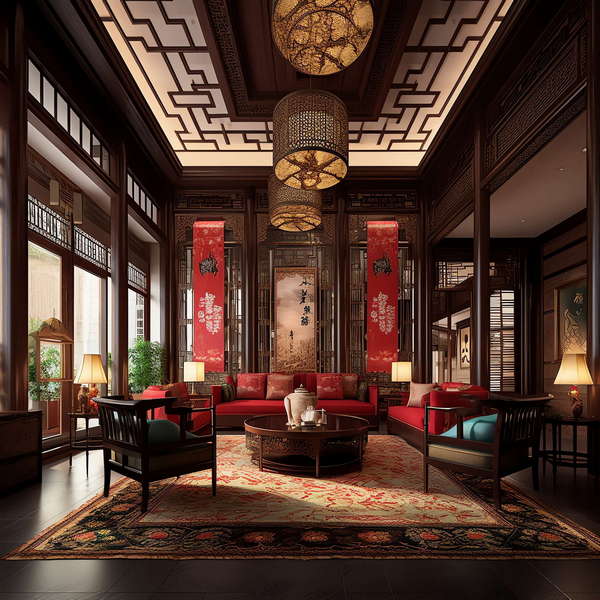 图片[17]-全球设计案例智能库_OJBKAI.COM中式酒店大堂Midjourney灵感图库-_设计智库－全球设计案例智能库_OJBKAI.COM-全球设计案例智能库_OJBKAI.COM设计智库