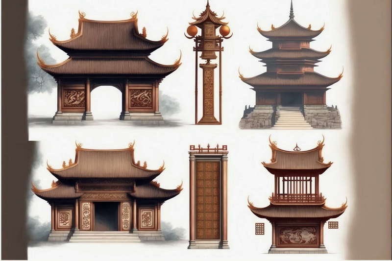 图片[6]-全球设计案例智能库_OJBKAI.COM古建设计手稿Midjourney灵感图库-_设计智库－全球设计案例智能库_OJBKAI.COM-全球设计案例智能库_OJBKAI.COM设计智库