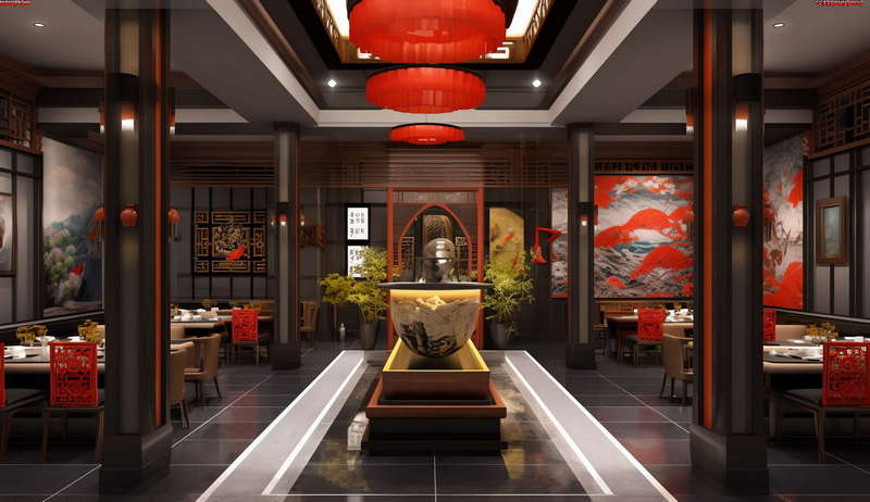 图片[16]-全球设计案例智能库_OJBKAI.COM新中式餐饮空间Midjourney灵感图库-_设计智库－全球设计案例智能库_OJBKAI.COM-全球设计案例智能库_OJBKAI.COM设计智库