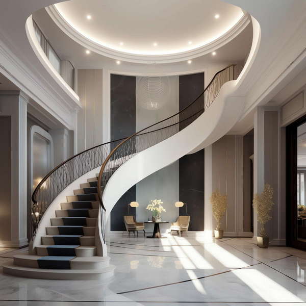 图片[5]-全球设计案例智能库_OJBKAI.COM现代风格白色楼梯Midjourney灵感图库-_设计智库－全球设计案例智能库_OJBKAI.COM-全球设计案例智能库_OJBKAI.COM设计智库