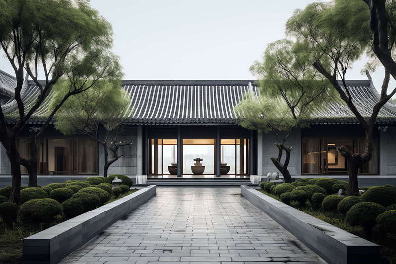 图片[35]-全球设计案例智能库_OJBKAI.COM中式别墅外观Midjourney灵感图库-_设计智库－全球设计案例智能库_OJBKAI.COM-全球设计案例智能库_OJBKAI.COM设计智库