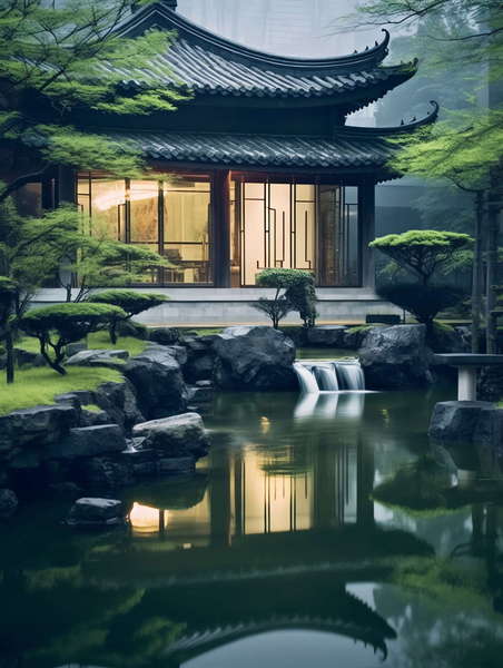 图片[11]-全球设计案例智能库_OJBKAI.COM中式园林Midjourney灵感图库-_设计智库－全球设计案例智能库_OJBKAI.COM-全球设计案例智能库_OJBKAI.COM设计智库