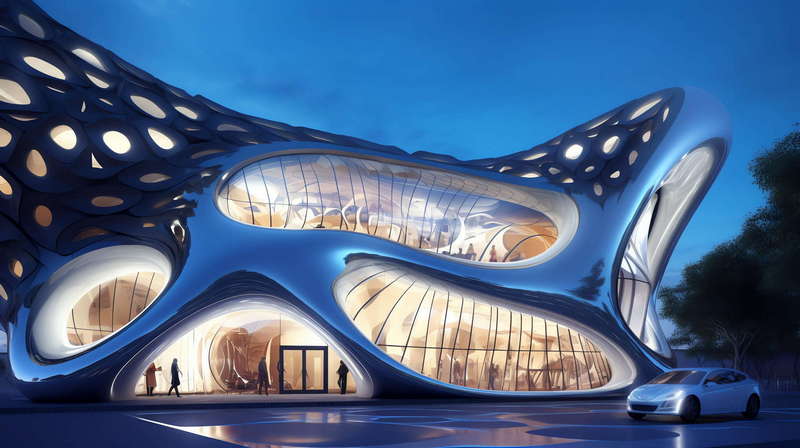 图片[4]-全球设计案例智能库_OJBKAI.COM艺术感商业中心建筑外观Midjourney灵感图库-_设计智库－全球设计案例智能库_OJBKAI.COM-全球设计案例智能库_OJBKAI.COM设计智库