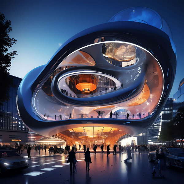 色彩艺术商业中心Midjourney灵感图库-_设计智库－全球设计案例智能库_OJBKAI.COM-全球设计案例智能库_OJBKAI.COM设计智库