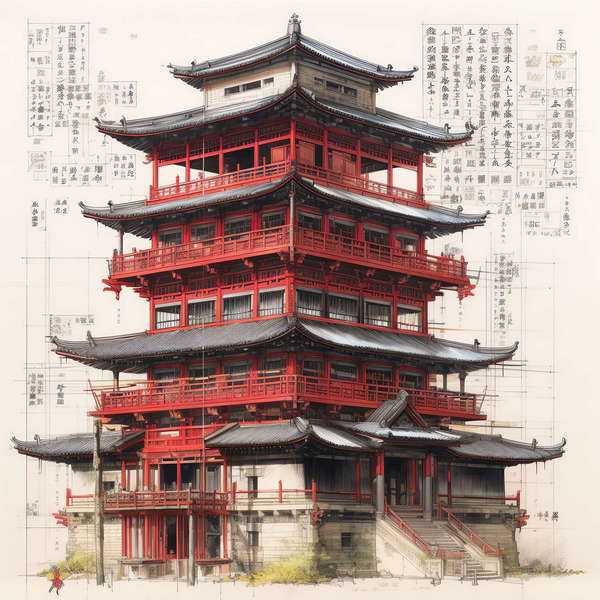 图片[8]-全球设计案例智能库_OJBKAI.COM中国古建草图Midjourney灵感图库-_设计智库－全球设计案例智能库_OJBKAI.COM-全球设计案例智能库_OJBKAI.COM设计智库