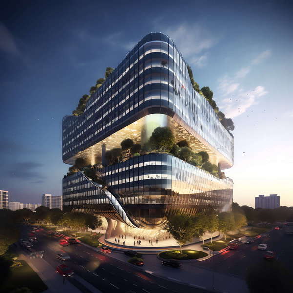 图片[14]-全球设计案例智能库_OJBKAI.COM商业中心建筑外观Midjourney灵感图库-_设计智库－全球设计案例智能库_OJBKAI.COM-全球设计案例智能库_OJBKAI.COM设计智库