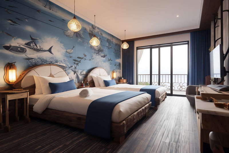 图片[6]-全球设计案例智能库_OJBKAI.COM新中式酒店客房Midjourney灵感图库-_设计智库－全球设计案例智能库_OJBKAI.COM-全球设计案例智能库_OJBKAI.COM设计智库