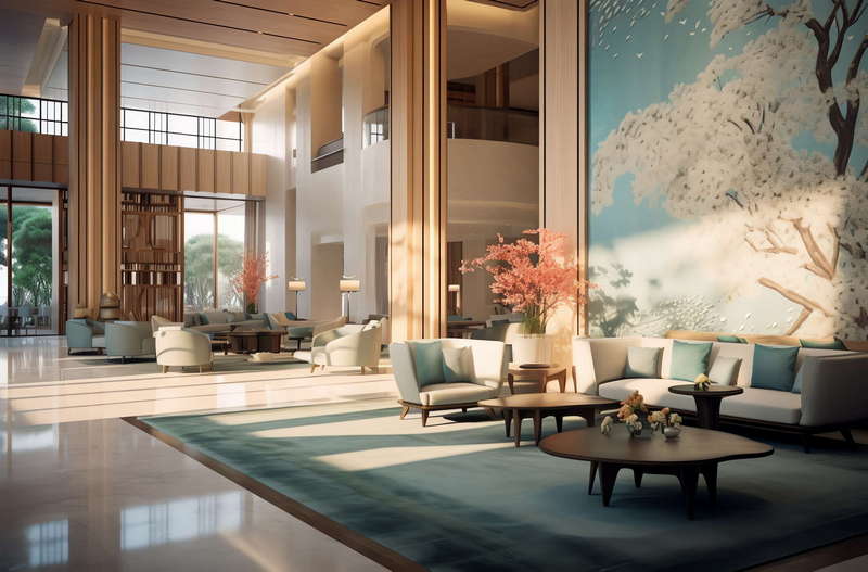 图片[20]-全球设计案例智能库_OJBKAI.COM新中式酒店大堂Midjourney灵感图库-_设计智库－全球设计案例智能库_OJBKAI.COM-全球设计案例智能库_OJBKAI.COM设计智库