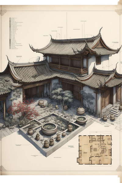 图片[29]-全球设计案例智能库_OJBKAI.COM中式古建筑效果图Midjourney灵感图库-_设计智库－全球设计案例智能库_OJBKAI.COM-全球设计案例智能库_OJBKAI.COM设计智库