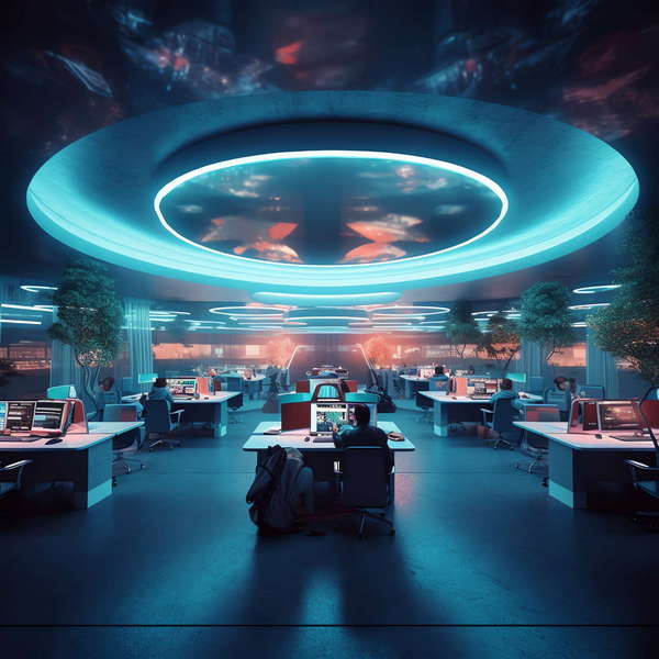 图片[18]-全球设计案例智能库_OJBKAI.COM赛博朋克风霓虹灯设计公共办公区域Midjourney灵感图库-_设计智库－全球设计案例智能库_OJBKAI.COM-全球设计案例智能库_OJBKAI.COM设计智库