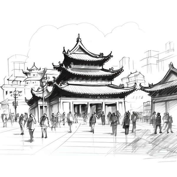 图片[36]-全球设计案例智能库_OJBKAI.COM中国古建草图Midjourney灵感图库-_设计智库－全球设计案例智能库_OJBKAI.COM-全球设计案例智能库_OJBKAI.COM设计智库