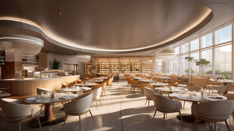 图片[8]-全球设计案例智能库_OJBKAI.COM酒店现代餐饮空间Midjourney灵感图库-_设计智库－全球设计案例智能库_OJBKAI.COM-全球设计案例智能库_OJBKAI.COM设计智库