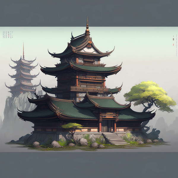 图片[8]-全球设计案例智能库_OJBKAI.COM中式古建筑效果图Midjourney灵感图库-_设计智库－全球设计案例智能库_OJBKAI.COM-全球设计案例智能库_OJBKAI.COM设计智库