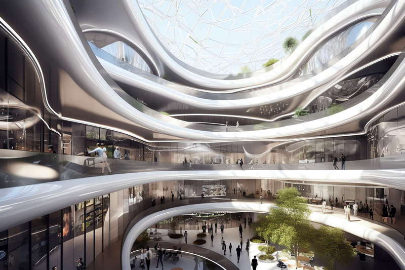 图片[8]-全球设计案例智能库_OJBKAI.COM现代科幻风商场_Midjourney灵感图库-_设计智库－全球设计案例智能库_OJBKAI.COM-全球设计案例智能库_OJBKAI.COM设计智库