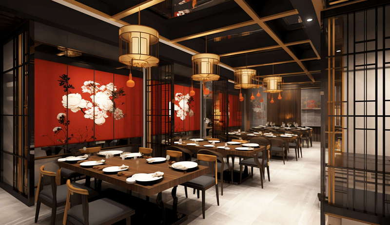 图片[8]-全球设计案例智能库_OJBKAI.COM新中式餐饮空间Midjourney灵感图库-_设计智库－全球设计案例智能库_OJBKAI.COM-全球设计案例智能库_OJBKAI.COM设计智库