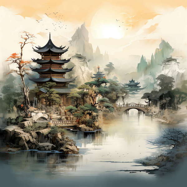 图片[17]-全球设计案例智能库_OJBKAI.COM山水画Midjourney灵感图库-_设计智库－全球设计案例智能库_OJBKAI.COM-全球设计案例智能库_OJBKAI.COM设计智库