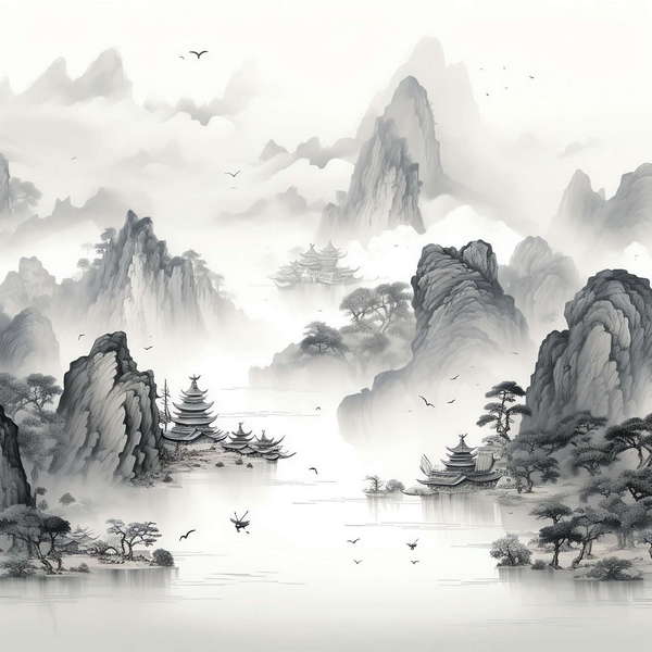 图片[34]-全球设计案例智能库_OJBKAI.COM水墨画Midjourney灵感图库-_设计智库－全球设计案例智能库_OJBKAI.COM-全球设计案例智能库_OJBKAI.COM设计智库