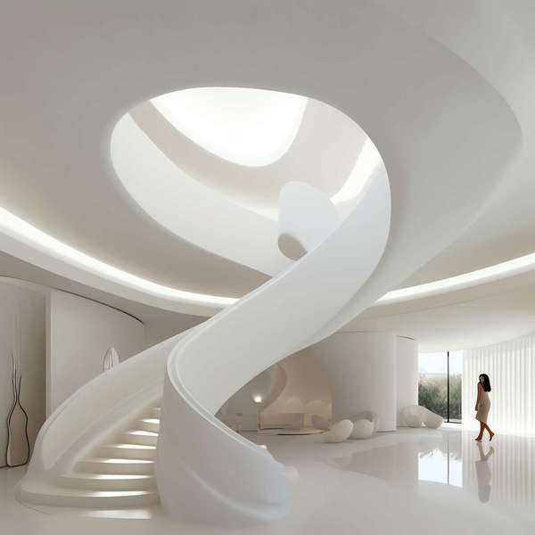 图片[35]-全球设计案例智能库_OJBKAI.COM现代风格白色楼梯Midjourney灵感图库-_设计智库－全球设计案例智能库_OJBKAI.COM-全球设计案例智能库_OJBKAI.COM设计智库