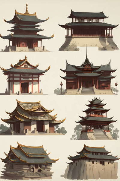 图片[25]-全球设计案例智能库_OJBKAI.COM古建设计手稿Midjourney灵感图库-_设计智库－全球设计案例智能库_OJBKAI.COM-全球设计案例智能库_OJBKAI.COM设计智库