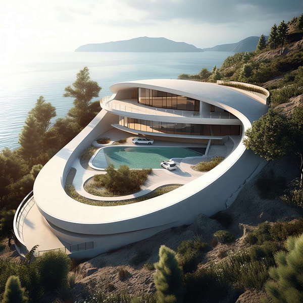 图片[35]-全球设计案例智能库_OJBKAI.COM泳池别墅外观未来科技感Midjourney灵感图库-_设计智库－全球设计案例智能库_OJBKAI.COM-全球设计案例智能库_OJBKAI.COM设计智库