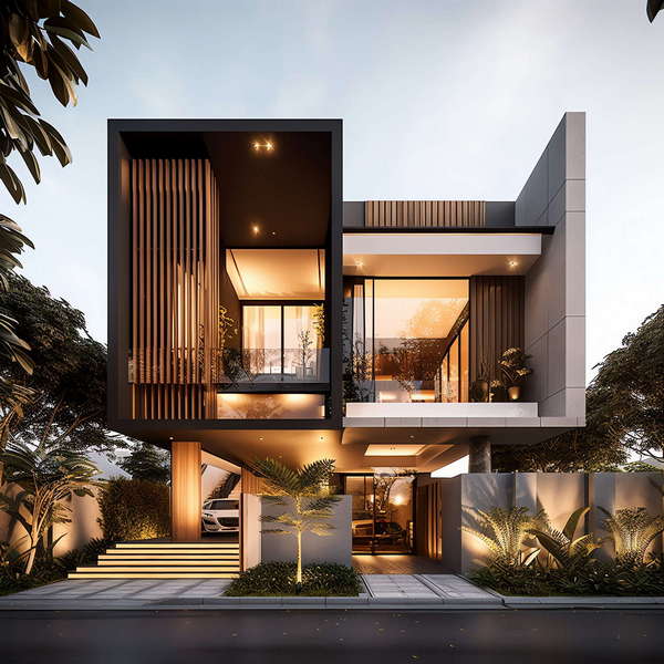 图片[26]-全球设计案例智能库_OJBKAI.COM现代极简别墅外观Midjourney灵感图库-_设计智库－全球设计案例智能库_OJBKAI.COM-全球设计案例智能库_OJBKAI.COM设计智库