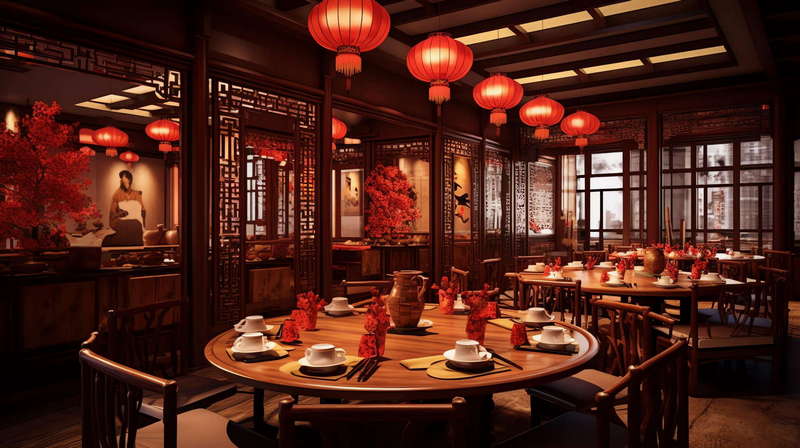 图片[17]-全球设计案例智能库_OJBKAI.COM新中式中餐厅设计Midjourney灵感图库-_设计智库－全球设计案例智能库_OJBKAI.COM-全球设计案例智能库_OJBKAI.COM设计智库