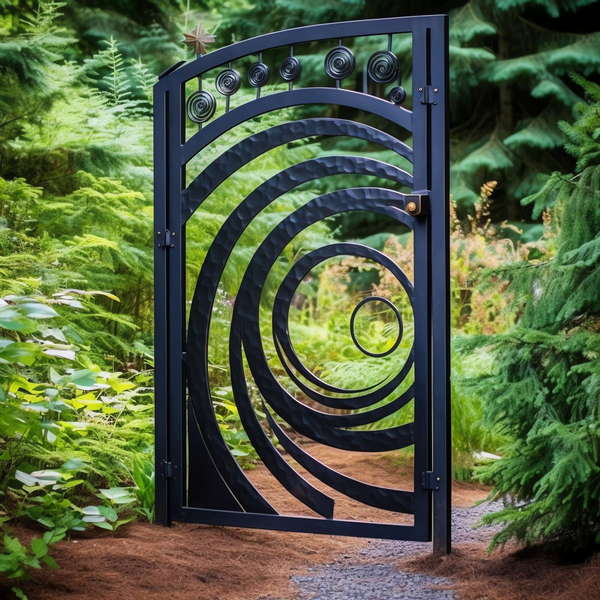 铁艺入户大门Midjourney灵感图库-_设计智库－全球设计案例智能库_OJBKAI.COM-全球设计案例智能库_OJBKAI.COM设计智库