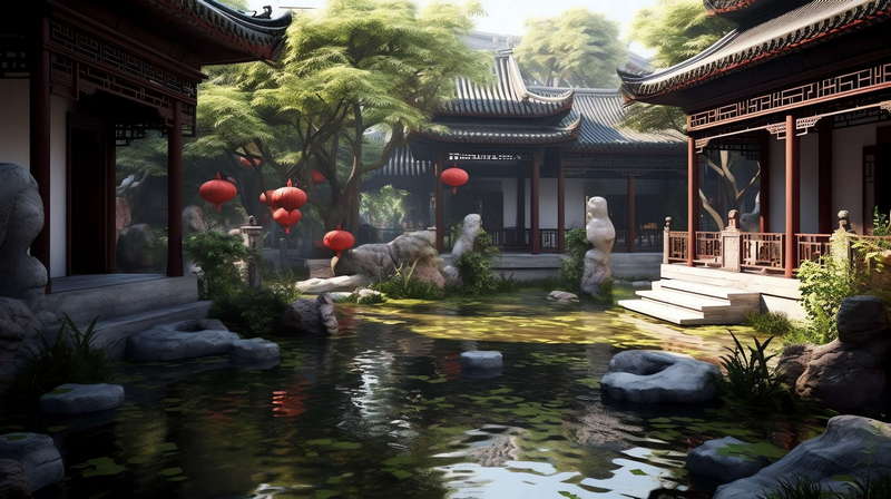 图片[9]-全球设计案例智能库_OJBKAI.COM中式园林Midjourney灵感图库-_设计智库－全球设计案例智能库_OJBKAI.COM-全球设计案例智能库_OJBKAI.COM设计智库