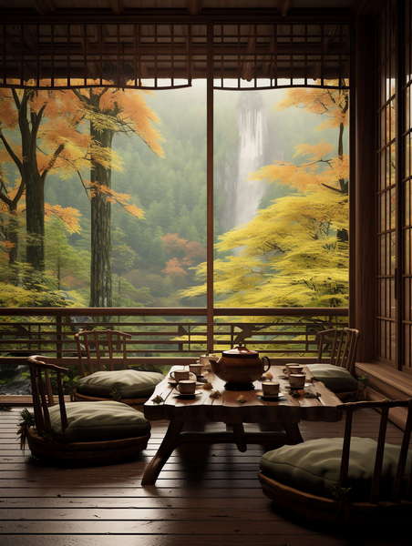 图片[14]-全球设计案例智能库_OJBKAI.COM酒店民宿中式禅意茶室Midjourney灵感图库-_设计智库－全球设计案例智能库_OJBKAI.COM-全球设计案例智能库_OJBKAI.COM设计智库