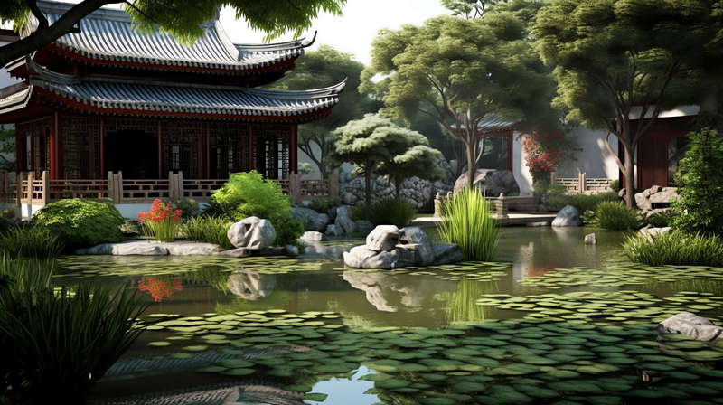 图片[27]-全球设计案例智能库_OJBKAI.COM中式园林Midjourney灵感图库-_设计智库－全球设计案例智能库_OJBKAI.COM-全球设计案例智能库_OJBKAI.COM设计智库