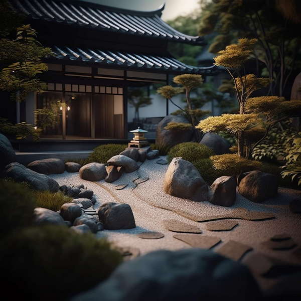 图片[38]-全球设计案例智能库_OJBKAI.COM别墅庭院日式枯山水Midjourney灵感图库-_设计智库－全球设计案例智能库_OJBKAI.COM-全球设计案例智能库_OJBKAI.COM设计智库