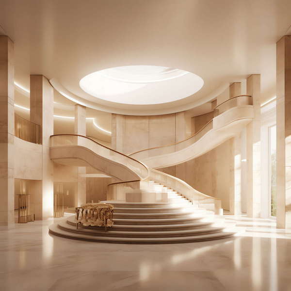 图片[11]-全球设计案例智能库_OJBKAI.COM现代风格白色楼梯Midjourney灵感图库-_设计智库－全球设计案例智能库_OJBKAI.COM-全球设计案例智能库_OJBKAI.COM设计智库