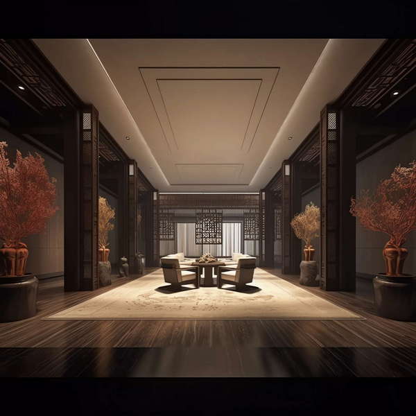 图片[12]-全球设计案例智能库_OJBKAI.COM中式酒店大堂Midjourney灵感图库-_设计智库－全球设计案例智能库_OJBKAI.COM-全球设计案例智能库_OJBKAI.COM设计智库