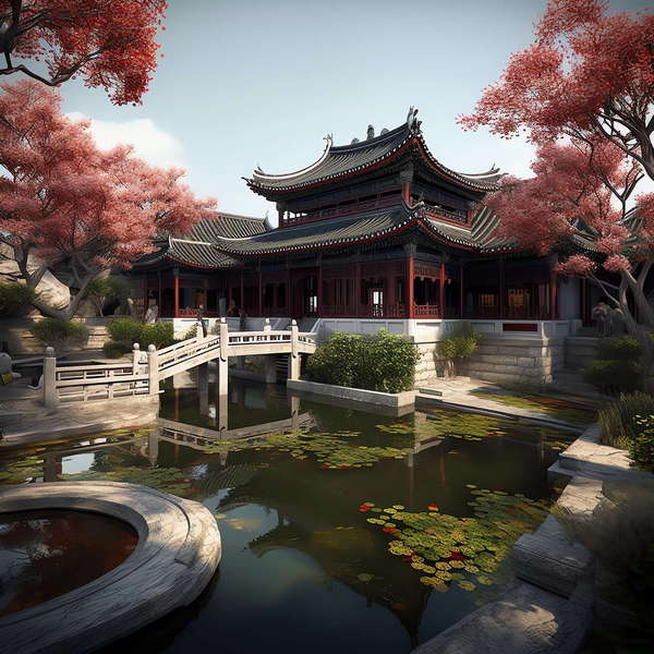 图片[5]-全球设计案例智能库_OJBKAI.COM中式别墅外观Midjourney灵感图库-_设计智库－全球设计案例智能库_OJBKAI.COM-全球设计案例智能库_OJBKAI.COM设计智库