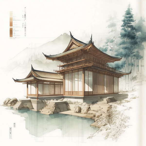 图片[11]-全球设计案例智能库_OJBKAI.COM中式古建筑效果图Midjourney灵感图库-_设计智库－全球设计案例智能库_OJBKAI.COM-全球设计案例智能库_OJBKAI.COM设计智库